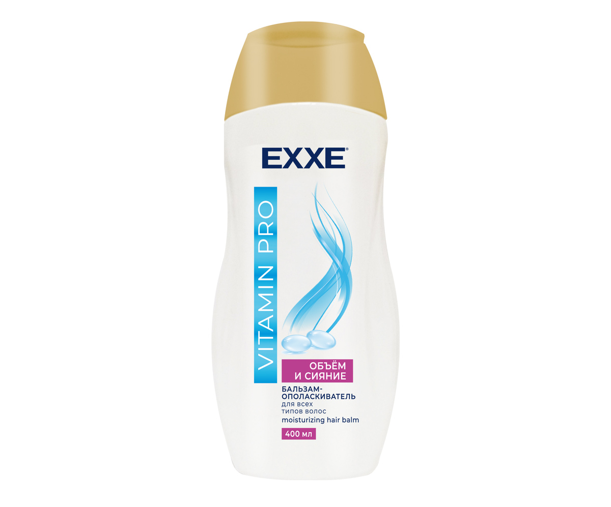 EXXE Бальзам-ополаскиватель VITAMIN PRO "Объем и сияние" 400мл (1/12)