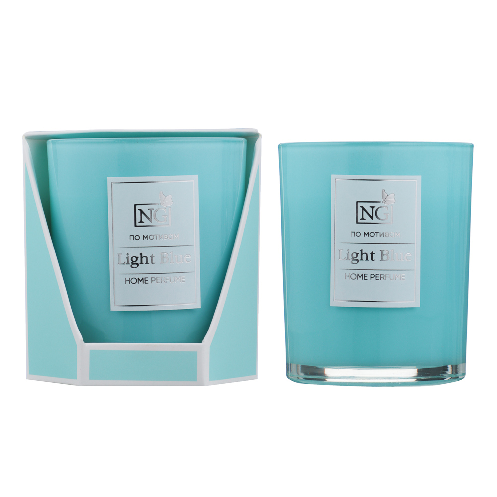 Ароматизированная свеча Home perfume 140гр. Light Blue NEW GALAXY (5/10) 
