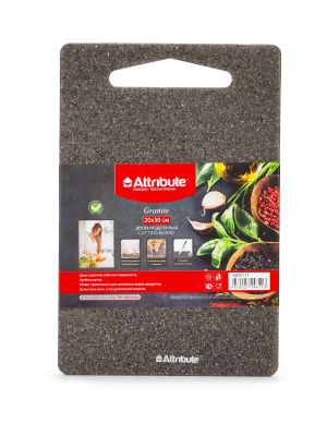 Доска разделочная 30х20см GRANITE пластик (1/12)