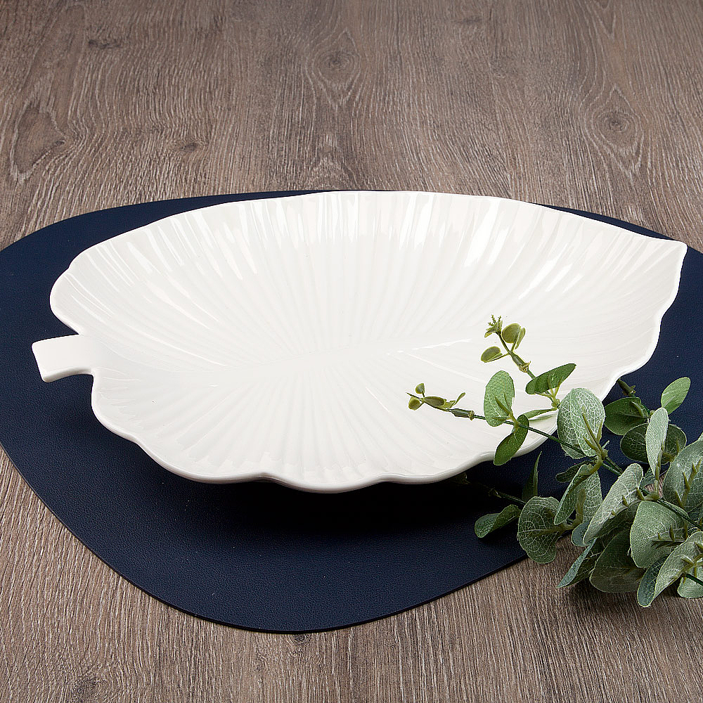 Блюдо сервировочное 36*25,5*4см "Маршмеллоу"  (фрф) (4/16)