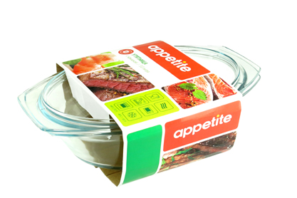 Утятница 3,0л ТМ Appetite (стекло) (1/6)