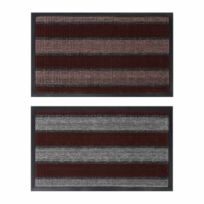 Коврик придверный 50*80см ворсовый с резиновой каймой (1/20)