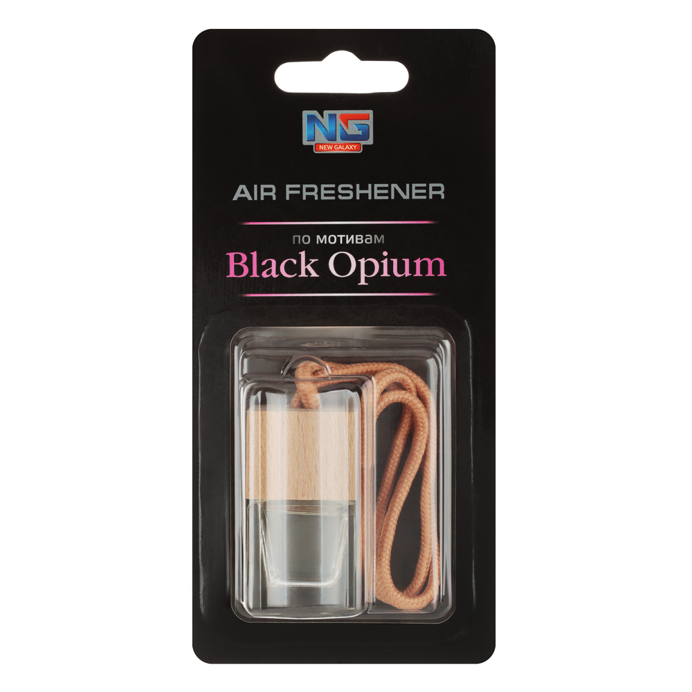 Ароматизатор подвесной Автопарфюм, по мотивам  Black opium, 5 мл NEW GALAXY (1/6)