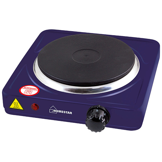 Электроплитка HOMESTAR HS-1102, чугун, серия сапфир (1/10)