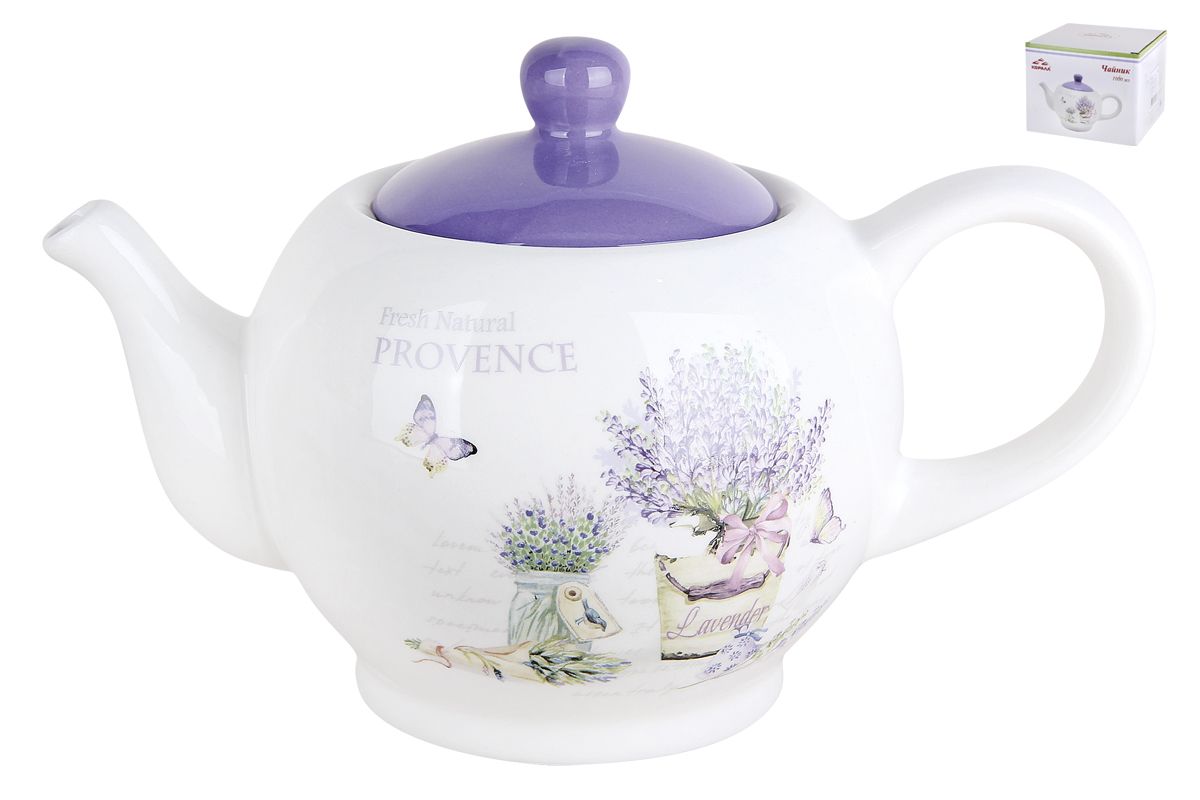 "Lavender" Чайник 1000мл п/у доломит (1/24)