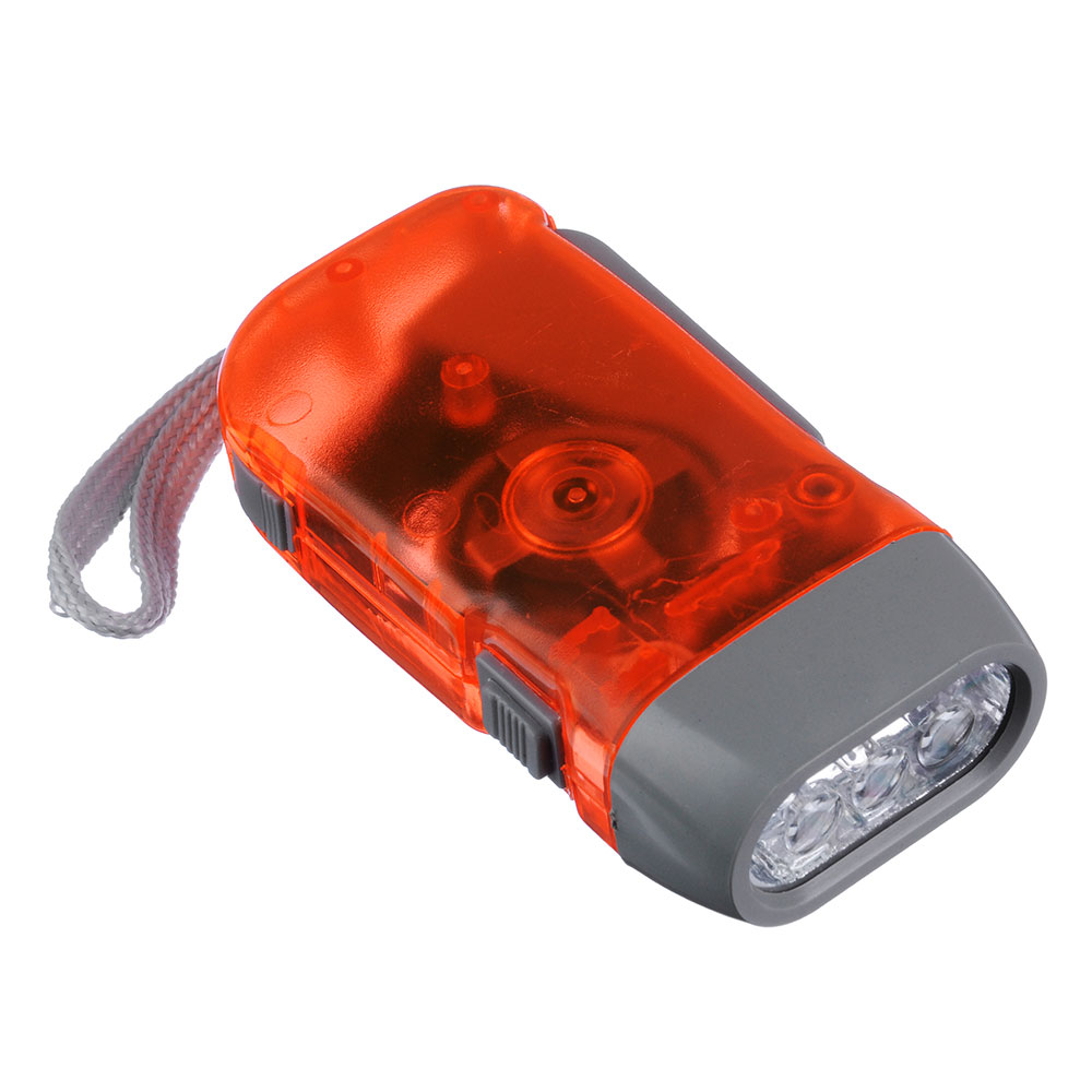 Фонарь"Электродинамический" (3 LED) пластик, 9,5х5см РУССО ТУРИСТО (1/30)