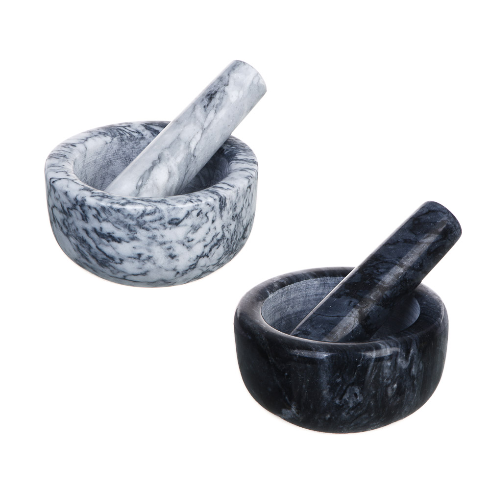 Ступка с пестиком, 11,5x6см, мрамор, 2 цв VETTA(1/12)